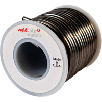 M&eacute;tal d'apport standard, Sans plomb, 95 % d'&eacute;tain, 5 % d'antimoine, &acirc;me Plein, dia. 0,09375" Nia-Chem Ltd.