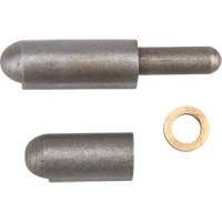 Weld-On Hinge, 0.315" Dia. x 1.969" L, Mild Steel w/Fixed Steel Pin TTV434 | Nia-Chem Ltd.