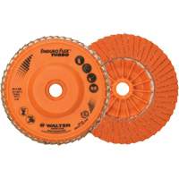 Disque &agrave; lamelles Enduro-Flex Turbo, 4-1/2" x 5/8"-11, Type 27S, Grain 80, C&eacute;ramique Nia-Chem Ltd.