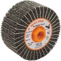 Two-In-One Finishing Drums, 4-1/4" Dia. x 2" W, 5/8"-11 Arbor, 80 Grit Nia-Chem Ltd.