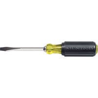 Heavy-Duty Slot Keystone Screwdriver, 1/4", 8-11/32" L, Cushion Grip Handle Nia-Chem Ltd.