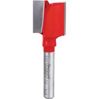 Fraise - foret droit &agrave; double cannelure, 3/4" dia, 1" ha, 2-1/8" lo, 1/4" Manche Nia-Chem Ltd.