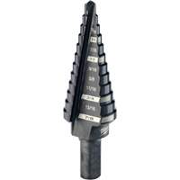 #4 Step Drill Bit, 3/16" - 7/8" , 1/16" Increments, High Speed Steel Nia-Chem Ltd.