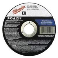 Depressed Centre Cut-Off Wheels, 4-1/2" x 0.045", 7/8" Arbor, Type 27, Aluminum Oxide, 13580 RPM Nia-Chem Ltd.