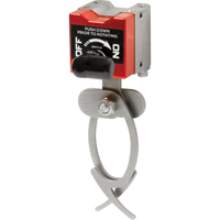 Crochets de suspension avec interrupteur, Longueur de 5-3/4", Diam&egrave;tre de 1-3/4", Capacit&eacute; de 35 lb Nia-Chem Ltd.