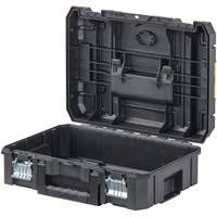 Coffre &agrave; outils avec dessus plat TSTAK II, 17-1/4" x 13" x 6-3/8", Noir Nia-Chem Ltd.