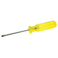 Slotted Screwdriver, 3/16", 8-1/4" L, Plastic Handle Nia-Chem Ltd.