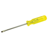 Slotted Screwdriver, 1/4", 9-7/16" L, Plastic Handle Nia-Chem Ltd.