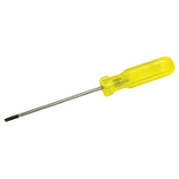 Electrician's Slotted Screwdriver, 5/32" Tip, Round, 7-3/4" L, Plastic Handle Nia-Chem Ltd.