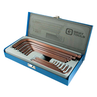 Long Arm Ball Hex Key Set, 13 Pcs., Metric Nia-Chem Ltd.
