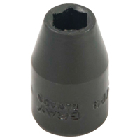 Socket, Impact, 7/16", 3/8" Drive, 6 Points Nia-Chem Ltd.