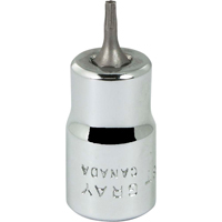 Bit Socket, Torx&reg;, T8 x 2-1/8" L, 3/8" Drive Nia-Chem Ltd.