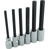 Hex Head Socket Set, Hex, 1/2" Drive, 6 Pcs Nia-Chem Ltd.