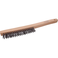 Long Handle Industrial-Duty Scratch Brush, Steel, 3 x 19 Wire Rows, 14" Long Nia-Chem Ltd.