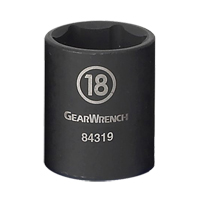 Socket, Impact, 11 mm, 3/8" Drive, 6 Points Nia-Chem Ltd.