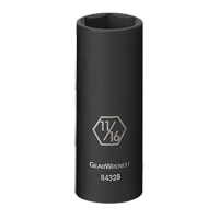 Socket, Impact, 5/16", 3/8" Drive, 6 Points, Deep Nia-Chem Ltd.
