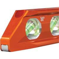 Torpedo Billet Level, 8" L, Aluminum, 4 Vials, Magnetic Nia-Chem Ltd.