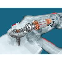 Grande meule angulaire &agrave; haute performance, 9", 120 V, 15 A, 6500 Tr/min Nia-Chem Ltd.