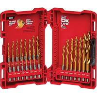 Shockwave Impact Duty Drill Bit Set, 23 Pieces, Titanium Nia-Chem Ltd.
