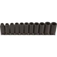 Jeu de douilles longues, 11 Mcx, Chocs, Prise de 3/8", Profond Nia-Chem Ltd.