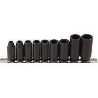 Jeu de douilles longues, 9 Mcx, Chocs, Prise de 3/8", Profond Nia-Chem Ltd.