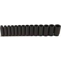 Jeu de douilles longues, 14 Mcx, Chocs, Prise de 1/2", Profond Nia-Chem Ltd.