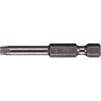 Power Bit, Torx, T-20 Tip, 1/4" Drive Size, 2" Length Nia-Chem Ltd.