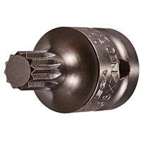 Socket Bit, Triple Square, 6 x 1-1/2" L, 1/2" Drive Nia-Chem Ltd.