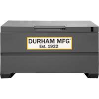 Boîte de rangement pour le chantier, 48" x 24" x 27-13/16", Acier, Gris Nia-Chem Ltd.