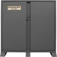 Armoire de rangement avec tablettes pour le chantier, Acier, 47,5 pi³, Gris Nia-Chem Ltd.