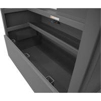 Boîte de rangement pour le chantier, style piano, 60-1/2" la x 34-3/4" p x 49-3/8" h, Gris Nia-Chem Ltd.