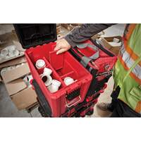 Packout Compact Tool Box, 10" x 16-1/5" x 13", Black/Red Nia-Chem Ltd.