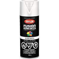Fusion All-In-One™ Paint, White, Gloss, 12 oz., Aerosol Can UAJ412 | Nia-Chem Ltd.