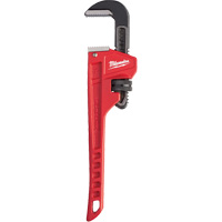 Cl&eacute; &agrave; tuyau, Cap des m&acirc;choires 1-1/2", Longueur 10", Fini Rev&ecirc;tement en poudre, Prise Ergonomique Nia-Chem Ltd.