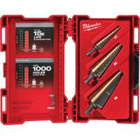 Step Drill Bit Set, 3 Pieces, High Speed Cobalt Nia-Chem Ltd.