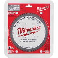 Aluminum Cutting Circular Saw Blade, 7-1/4", 56 Teeth, Plastic/Fibreglass/Non-Ferrous Use Nia-Chem Ltd.