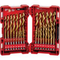 Shockwave Red Helix Drill Bit Set, 29 Pieces, Titanium Nia-Chem Ltd.
