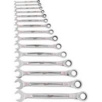 Ratcheting Wrench Set, Combination, 15 Pieces, Imperial Nia-Chem Ltd.