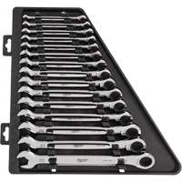 Ratcheting Wrench Set, Combination, 15 Pieces, Metric Nia-Chem Ltd.