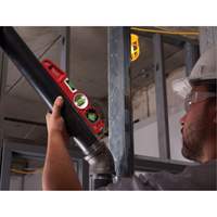 Die Cast Torpedo Level with 360 Degree Locking Vial, 10" L, Aluminum, 3 Vials, Magnetic Nia-Chem Ltd.