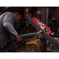 Die Cast Torpedo Level with 360 Degree Locking Vial, 10" L, Aluminum, 3 Vials, Magnetic Nia-Chem Ltd.