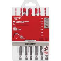Large Shockwave Hammer Drill Bit Kit, 7 Pieces, Carbide Nia-Chem Ltd.