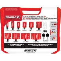 Electrician's Bi-Metal Hole Saw Set, 16 Pieces Nia-Chem Ltd.