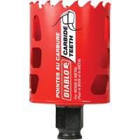 Wood & Metal Hole Saw, 2-1/8", 2-3/8" Depth of Cut, Carbide Nia-Chem Ltd.
