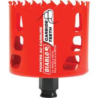 Wood & Metal Hole Saw, 3", 2-3/8" Depth of Cut, Carbide Nia-Chem Ltd.
