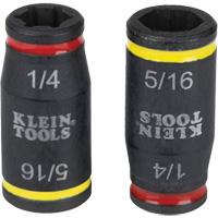 3-in-1 Impact Flip Socket Set, Hex, 1/4" Drive, 3 Pcs Nia-Chem Ltd.