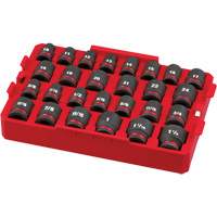 Shockwave Impact Duty Packout Socket Set, 27 Pcs, Impact, 1/2" Drive Size Nia-Chem Ltd.