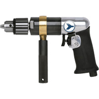 AD12VSRK Variable Speed Air Drill, 6 CFM, 1/4" NPT, 82 dBA, 1/2" Chuck, Keyed Nia-Chem Ltd.