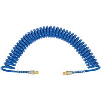 APUB-1425 Recoil Air Hose with Swivel Fittings & Protective Spring, Air, 1/4" ID x 25' L, Polyurethane Nia-Chem Ltd.