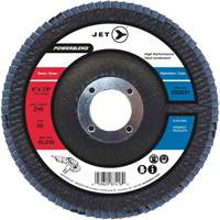 Flap Discs - Steel/Stainless Steel Application, 6" x 7/8", Type 29, Z40 Grit, Zirconium Nia-Chem Ltd.